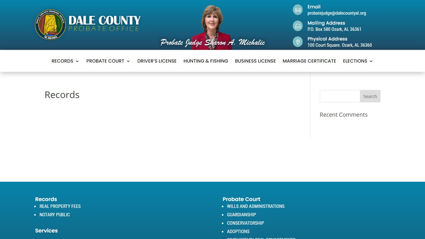 Records | Dale County Probate Office